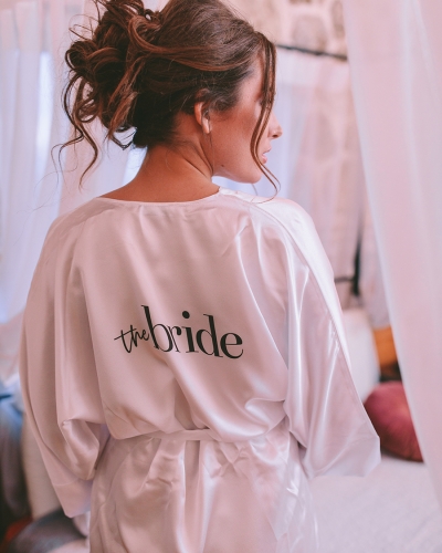 bridal robe